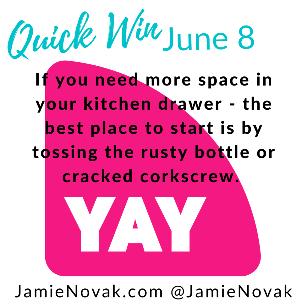 how to declutter kitchen drawers