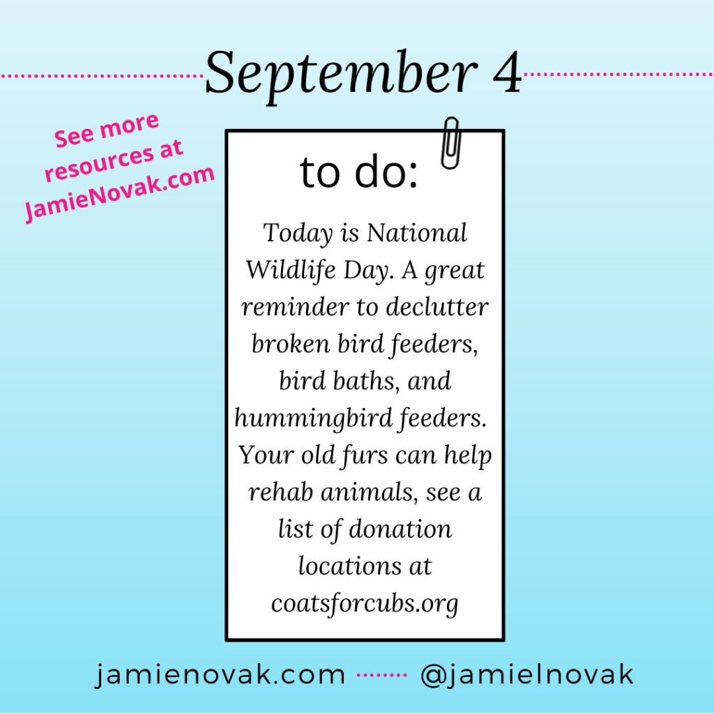 National Wildlife Day
